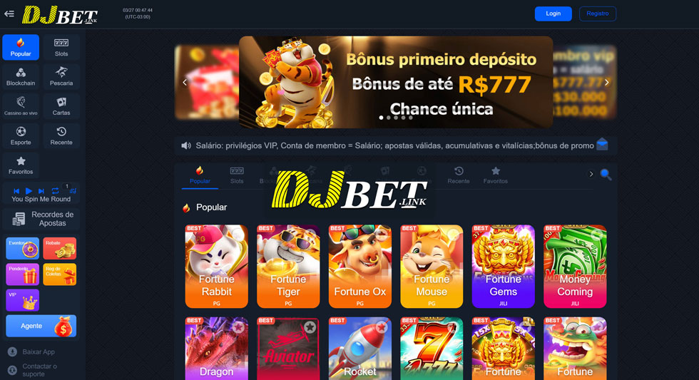 Bônus Djbet e Promoções Do Site